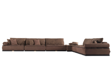 WOODSTOCK.2 - Tufted modular nabuk sofa by ETRO Home Interiors - view 2